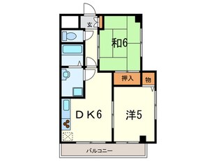 クレ－ルメゾンの物件間取画像